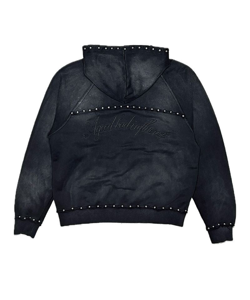 GQ2182◇a good bad influence スタッズパーカー L 30%OFF【A Good Bad Influence(ア グッド バッド インフルエンス