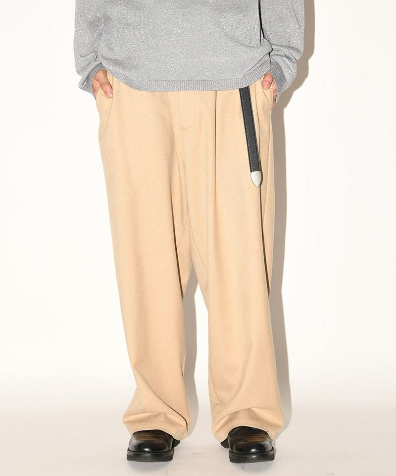 60%OFF【SUPERTHANKS(スーパーサンクス)】Wide trousers ワイドパンツ