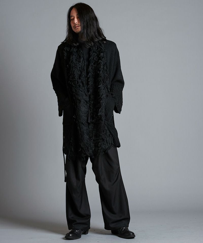 70%OFF【NO ID.(ノーアイディー)】ﾙｰﾌﾟﾔｰﾝﾆｯﾄｶﾞｳﾝ(855010-884K