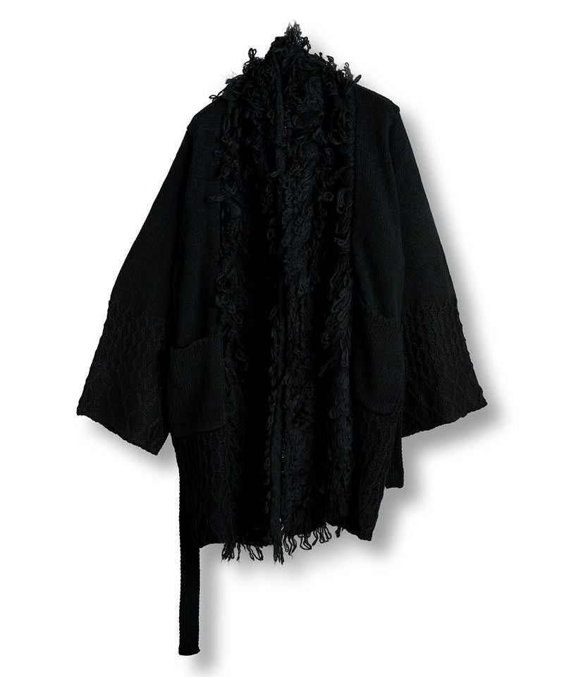 60%OFF【NO ID.(ノーアイディー)】ﾙｰﾌﾟﾔｰﾝﾆｯﾄｶﾞｳﾝ(855010-884K 