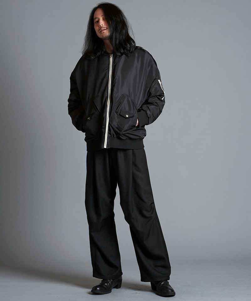 50%OFF【NO ID.(ノーアイディー)】ﾊﾟﾃﾞｯﾄﾞBIG-MA-BLZ ブルゾン(855030