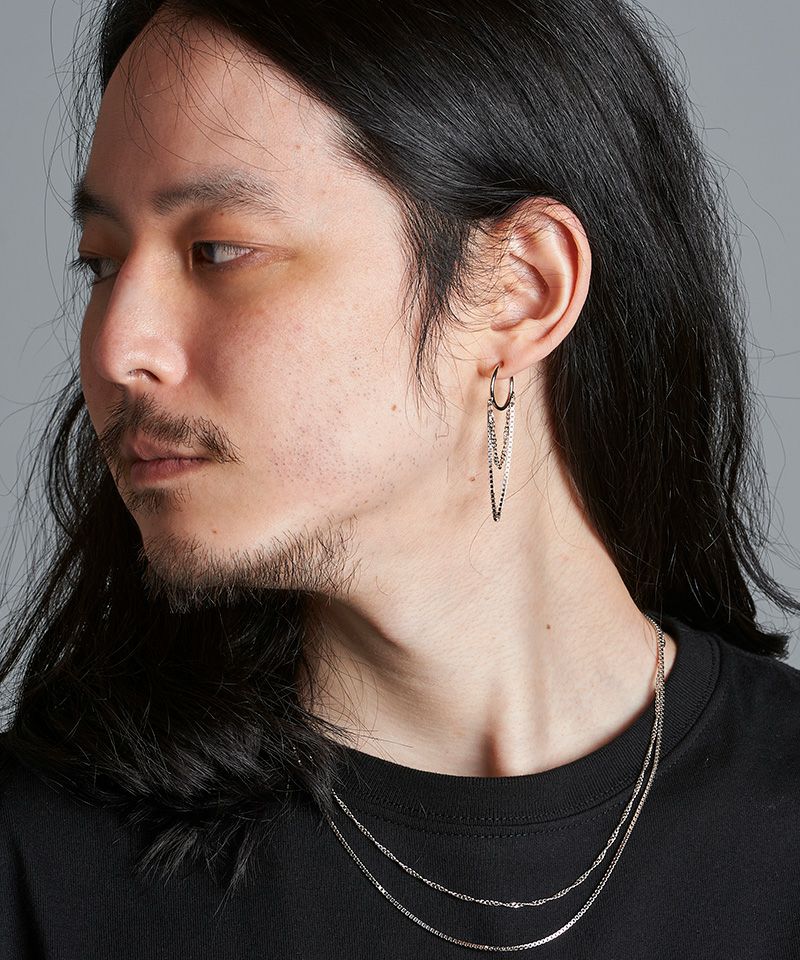 NO ID.(ノーアイディー)】ｽｲﾝｸﾞﾁｪｰﾝﾌｪｲｸﾋﾟｱｽ(855170-916A) | CAMBIO