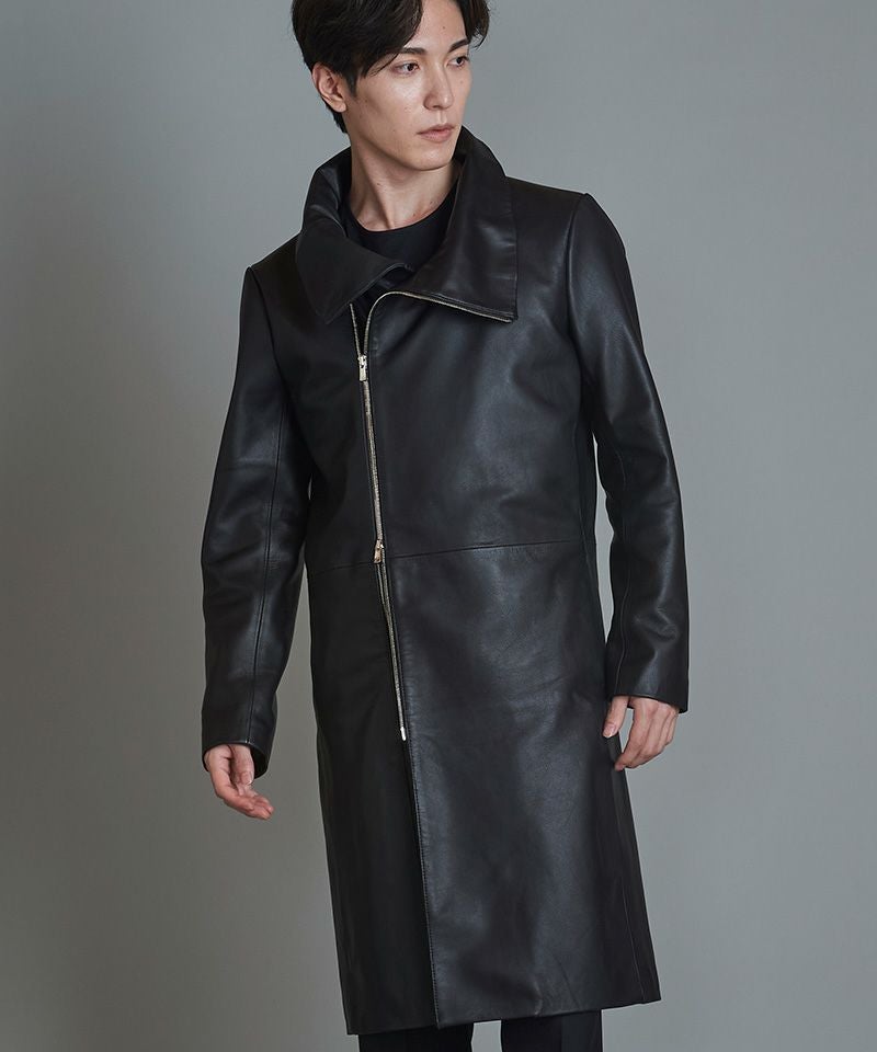 50%OFF【NO ID.(ノーアイディー)】ｼｰﾌﾟﾚｻﾞｰﾊｲｶﾗｰｺｰﾄ(855030-862L 