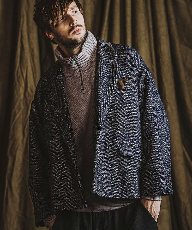 60%OFF【NO ID.(ノーアイディー)】ｵｰﾊﾞｰｻｲｽﾞﾀﾞﾌﾞﾙﾌﾞﾚｽﾄJKT テーラード