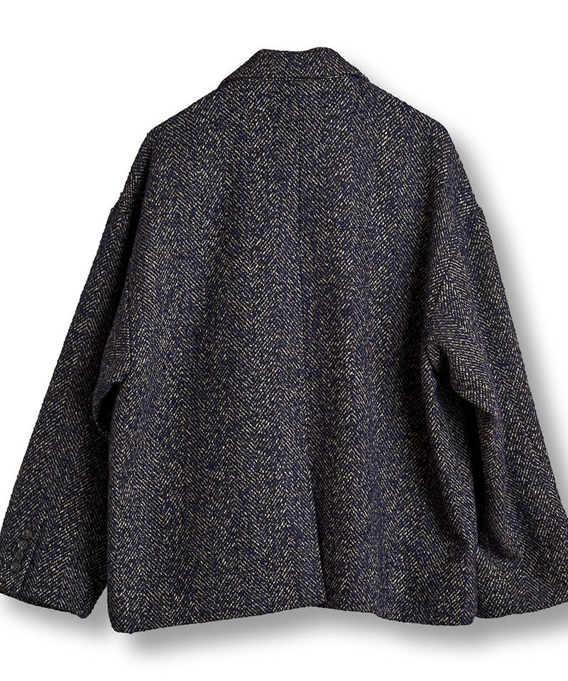 60%OFF【NO ID.(ノーアイディー)】ｵｰﾊﾞｰｻｲｽﾞﾀﾞﾌﾞﾙﾌﾞﾚｽﾄJKT テーラード
