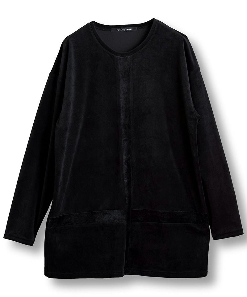 30%OFF【NO ID.(ノーアイディー)】ｲﾝﾊﾞｰﾃｯﾄﾞｸﾛｽBIG-PO カットソー