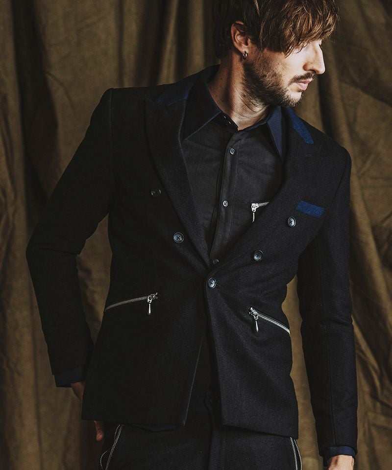 60%OFF【NO ID.(ノーアイディー)】ZIPﾃｰﾗｰﾄﾞJKT ジャケット(855006 