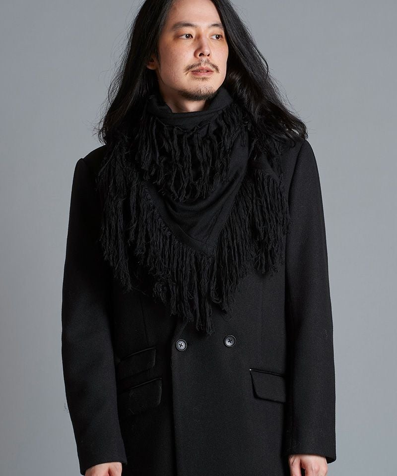 goss0709 Y's ストール フリンジ ダメージ STAFF STYLING｜THE SHOP YOHJI YAMAMOTO