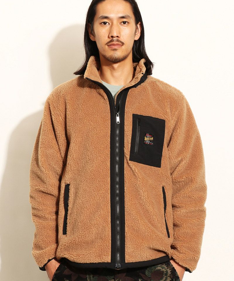 60%OFF【ROTAR(ローター)】Boa fleece blouson フリースブルゾン