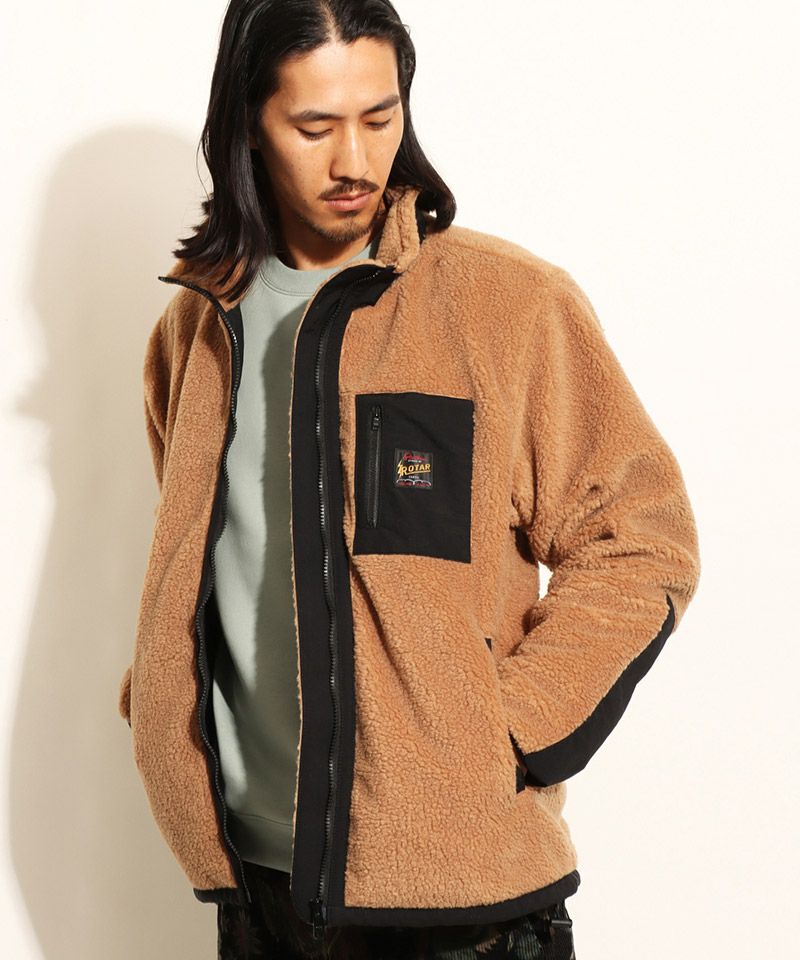 50%OFF【ROTAR(ローター)】Boa fleece blouson フリースブルゾン 
