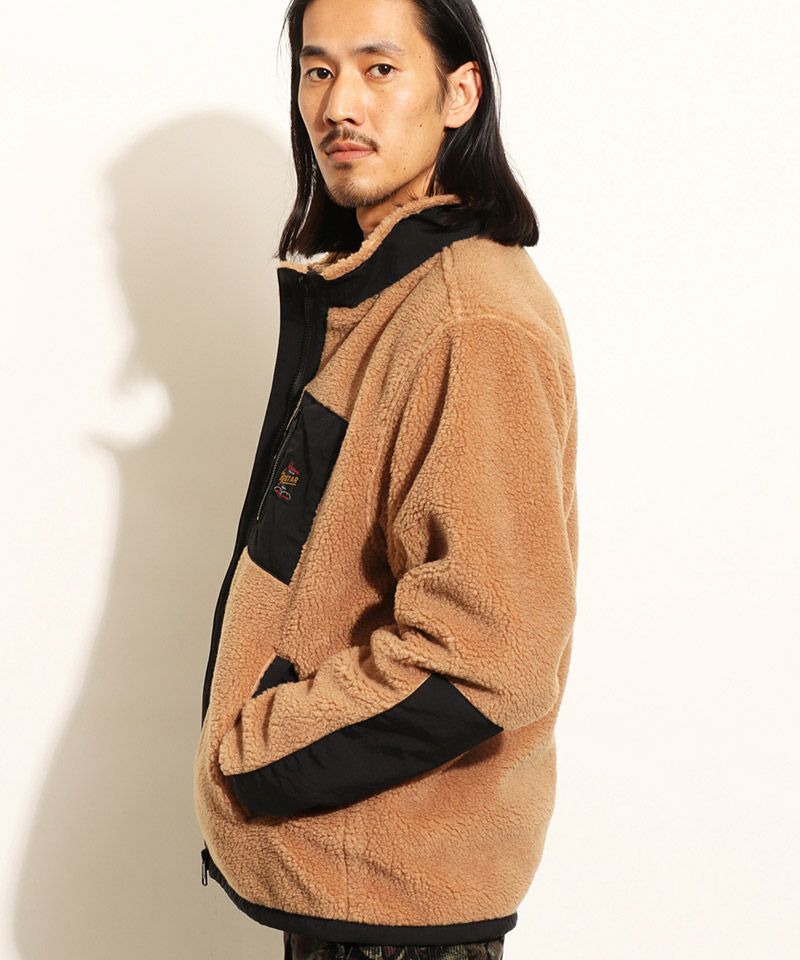 Rotar ボア　コート　美品　Lサイズ 60%OFF【ROTAR(ローター)】Boa fleece blouson フリースブルゾン