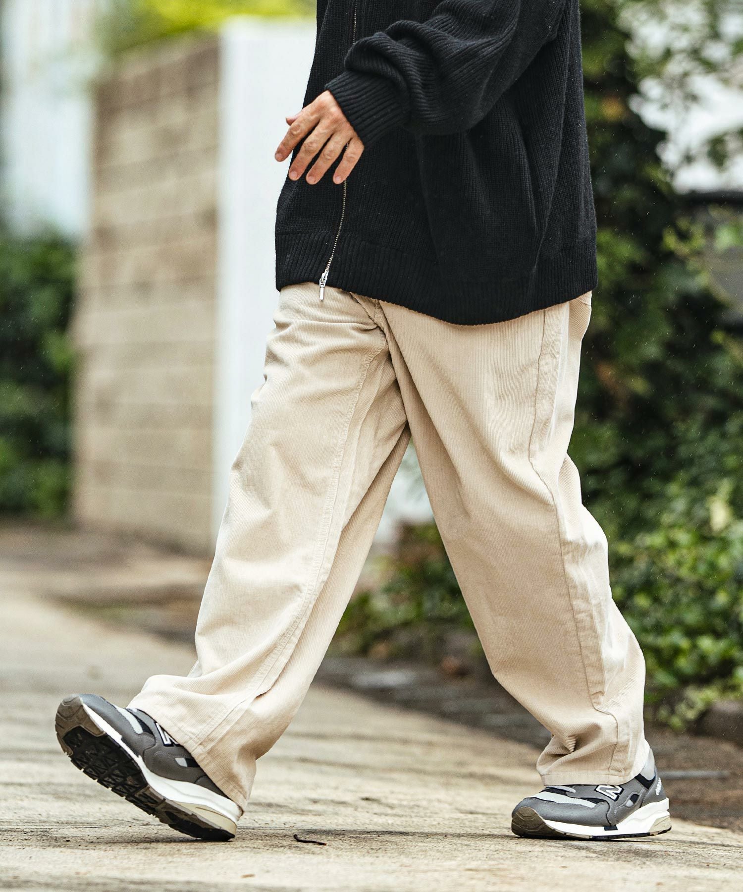 A.W.Aブラウン コーデュロイ ストレートパンツ　LOT.585 W38 コーデュロイイージーストレートパンツ[品番：WG010092255]｜WEGO【MEN