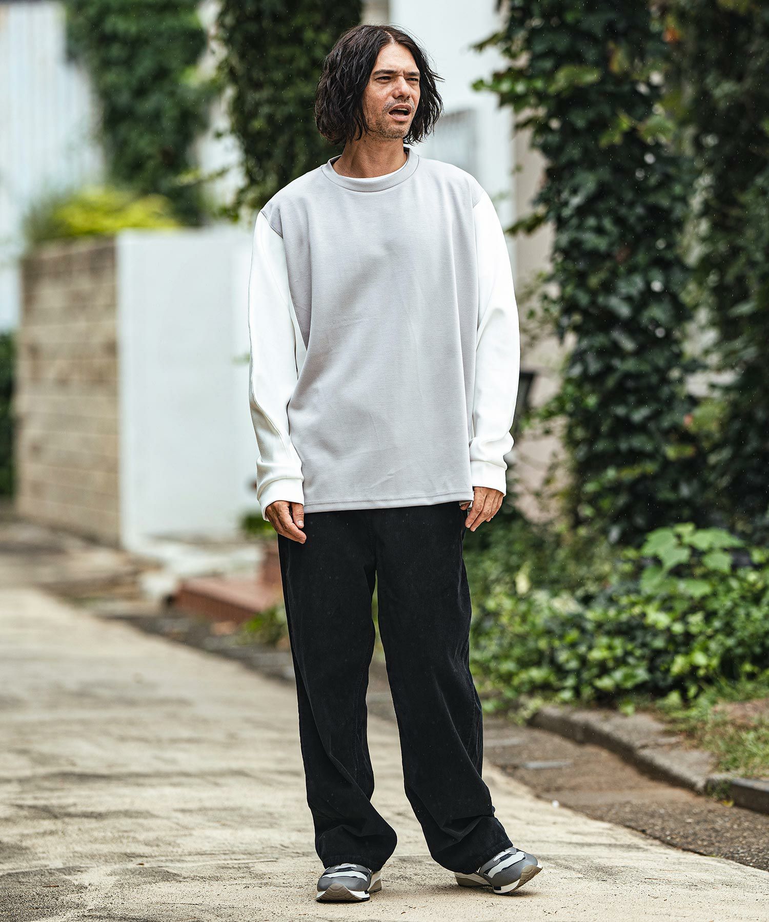 30%OFF【CAMBIO(カンビオ)】Corduroy Wide Straight Pants