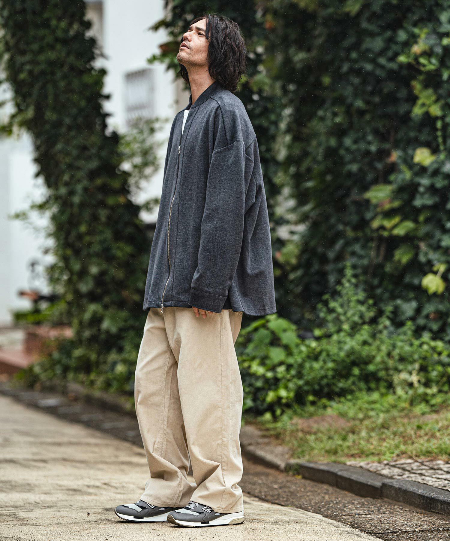 30%OFF【CAMBIO(カンビオ)】Corduroy Wide Straight Pants