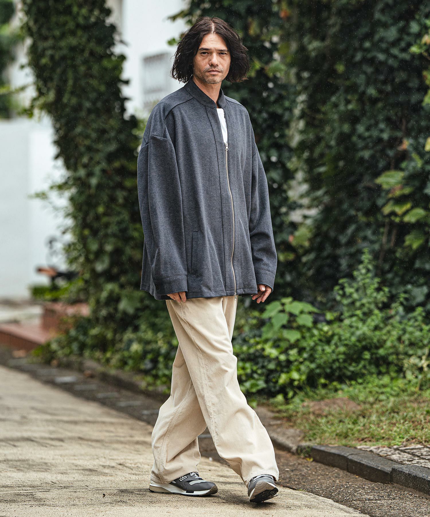 30%OFF【CAMBIO(カンビオ)】Corduroy Wide Straight Pants