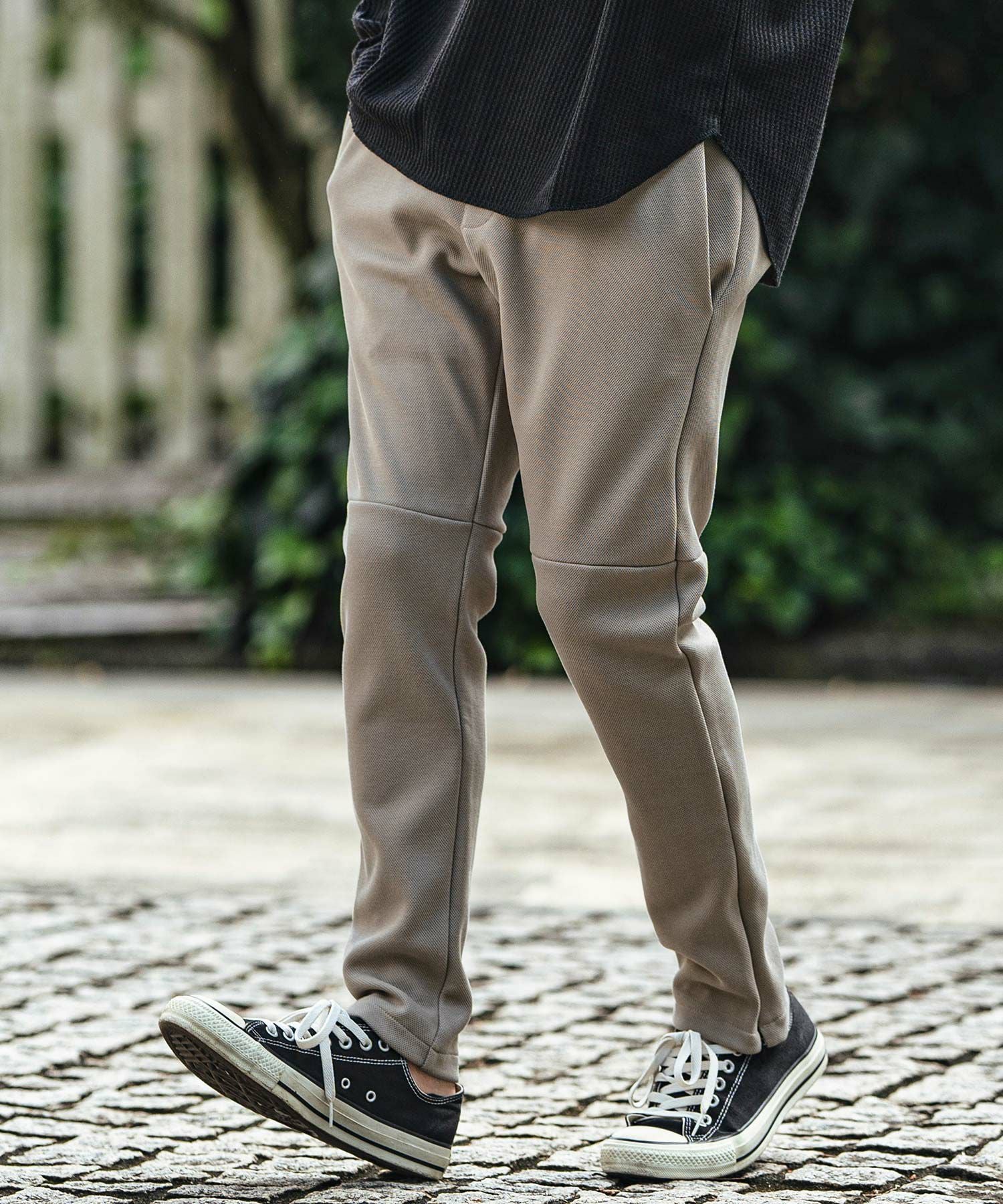 Cambio カンビオ　サルエルスキニーパンツ ブラック　ストレッチ　L CAMBIO(カンビオ)】Slacks Fabric Sarrouel Pants サルエルパンツ