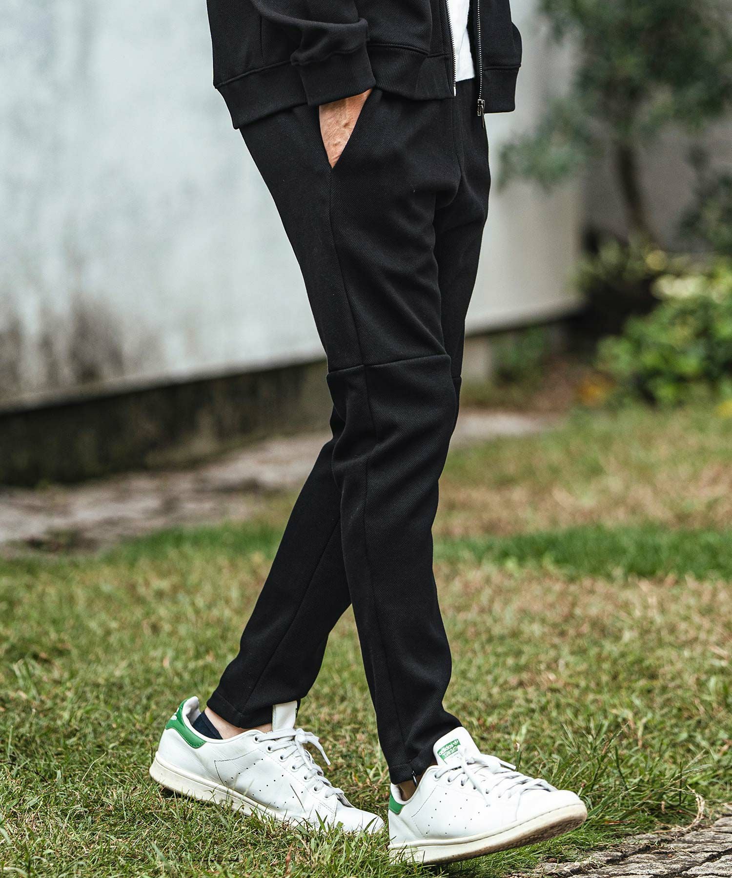 Cambio カンビオ　サルエルスキニーパンツ ブラック　ストレッチ　L CAMBIO(カンビオ)】Slacks Fabric Sarrouel Pants サルエルパンツ