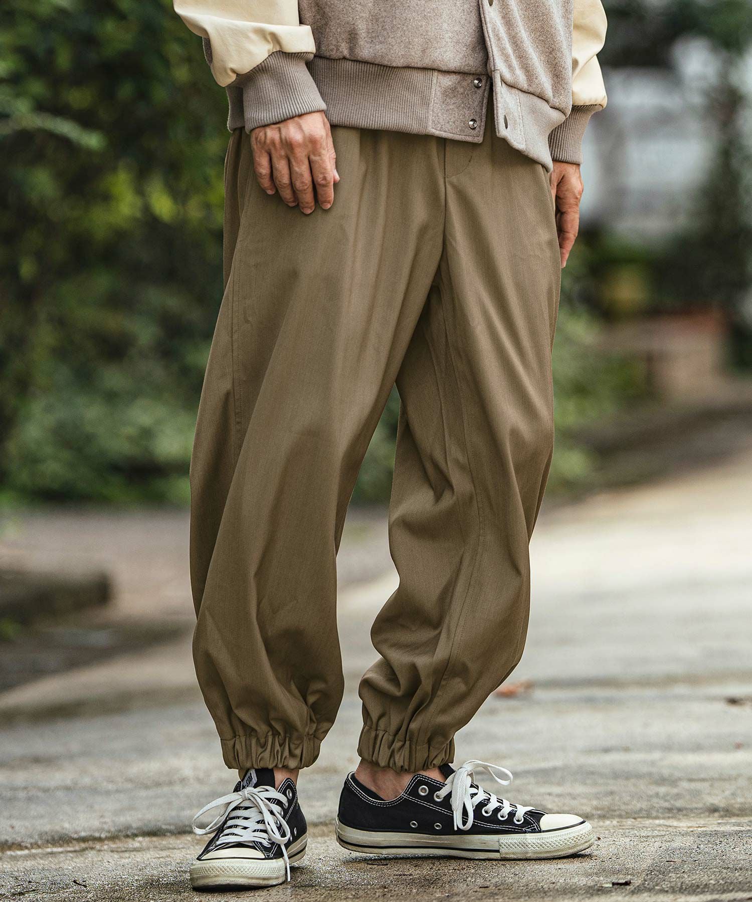 30%OFF【CAMBIO(カンビオ)】裾ゴムスラックスパンツ(24227CM) | CAMBIO