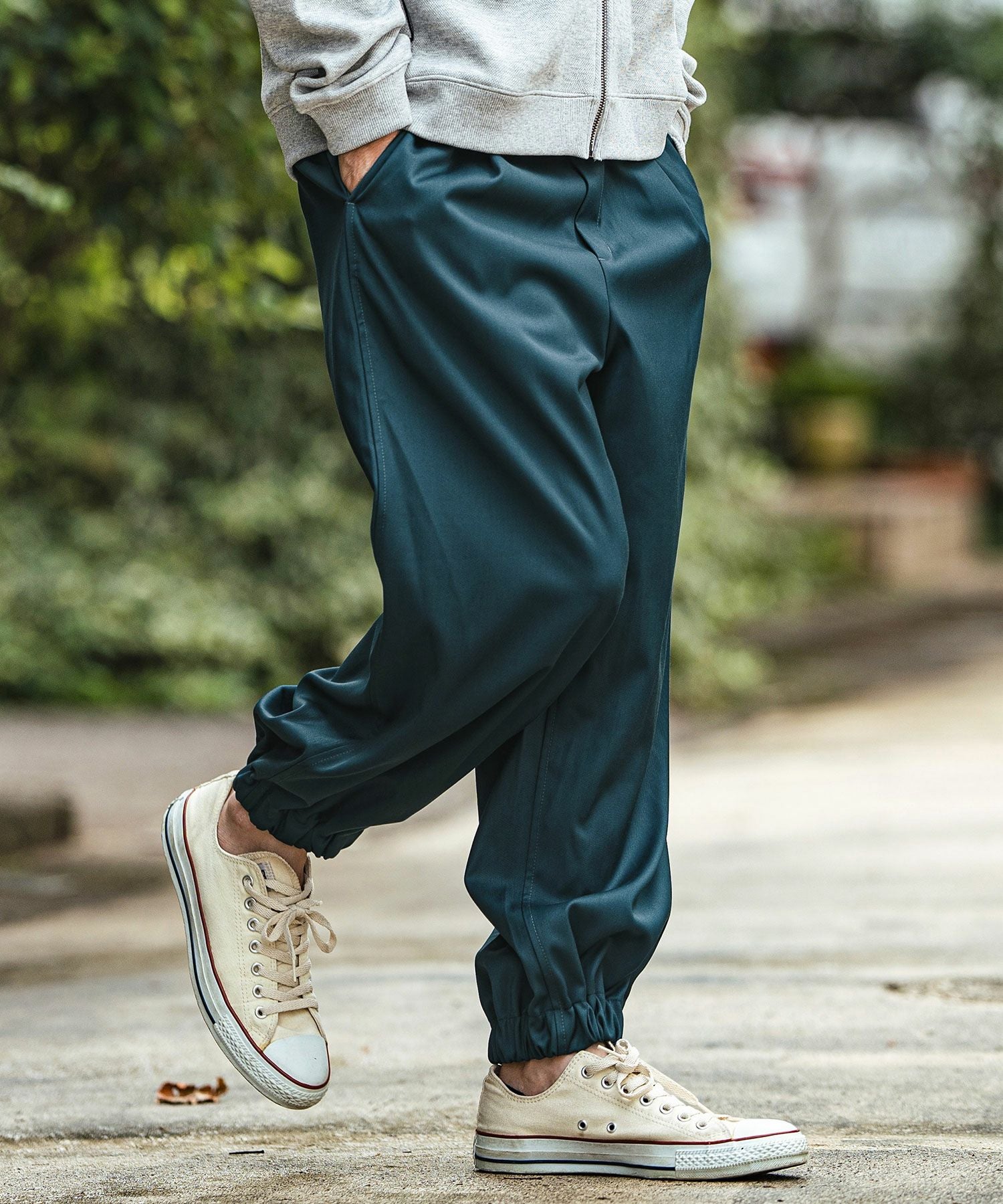 30%OFF【CAMBIO(カンビオ)】裾ゴムスラックスパンツ(24227CM) | CAMBIO