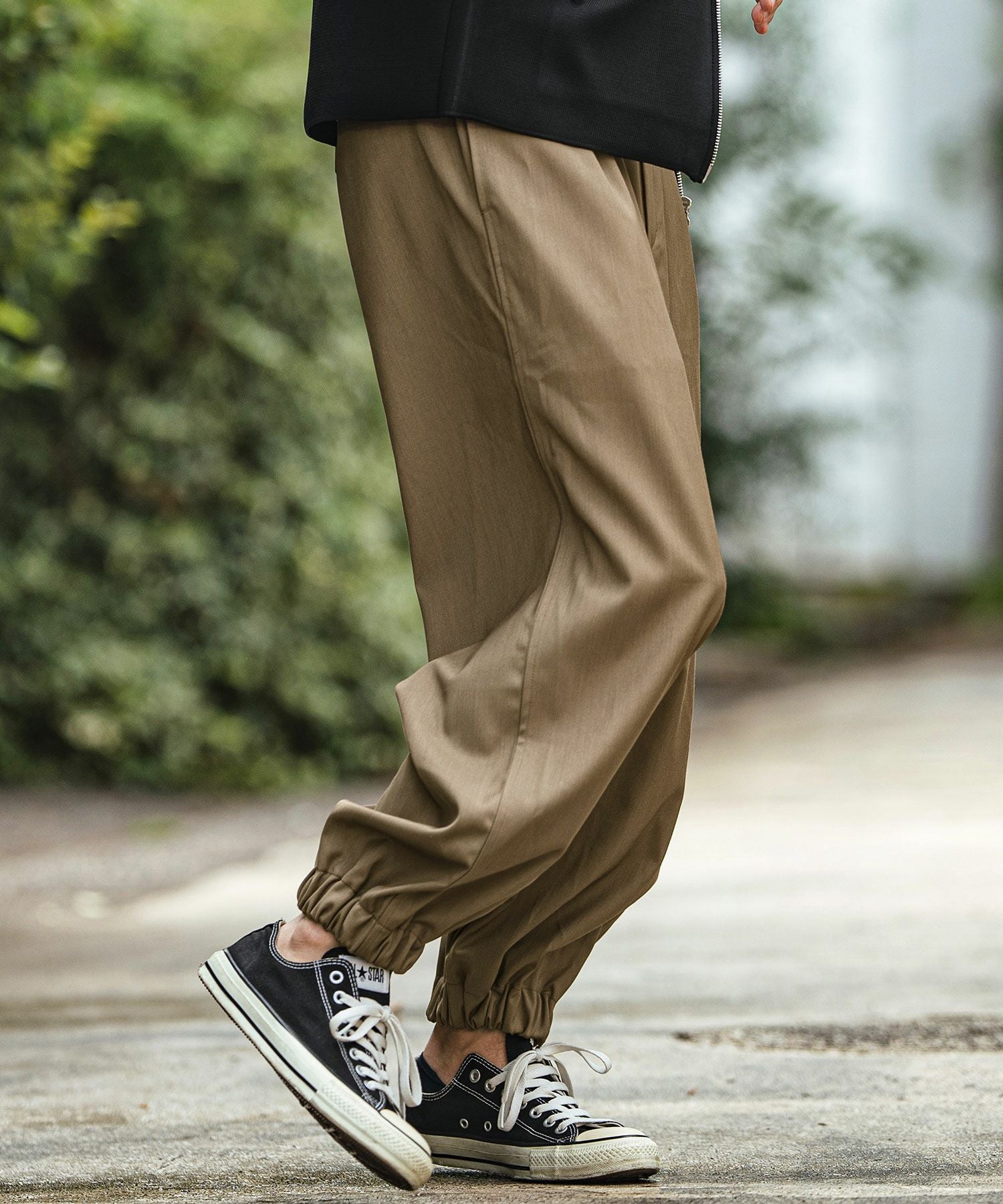 30%OFF【CAMBIO(カンビオ)】裾ゴムスラックスパンツ(24227CM) | CAMBIO