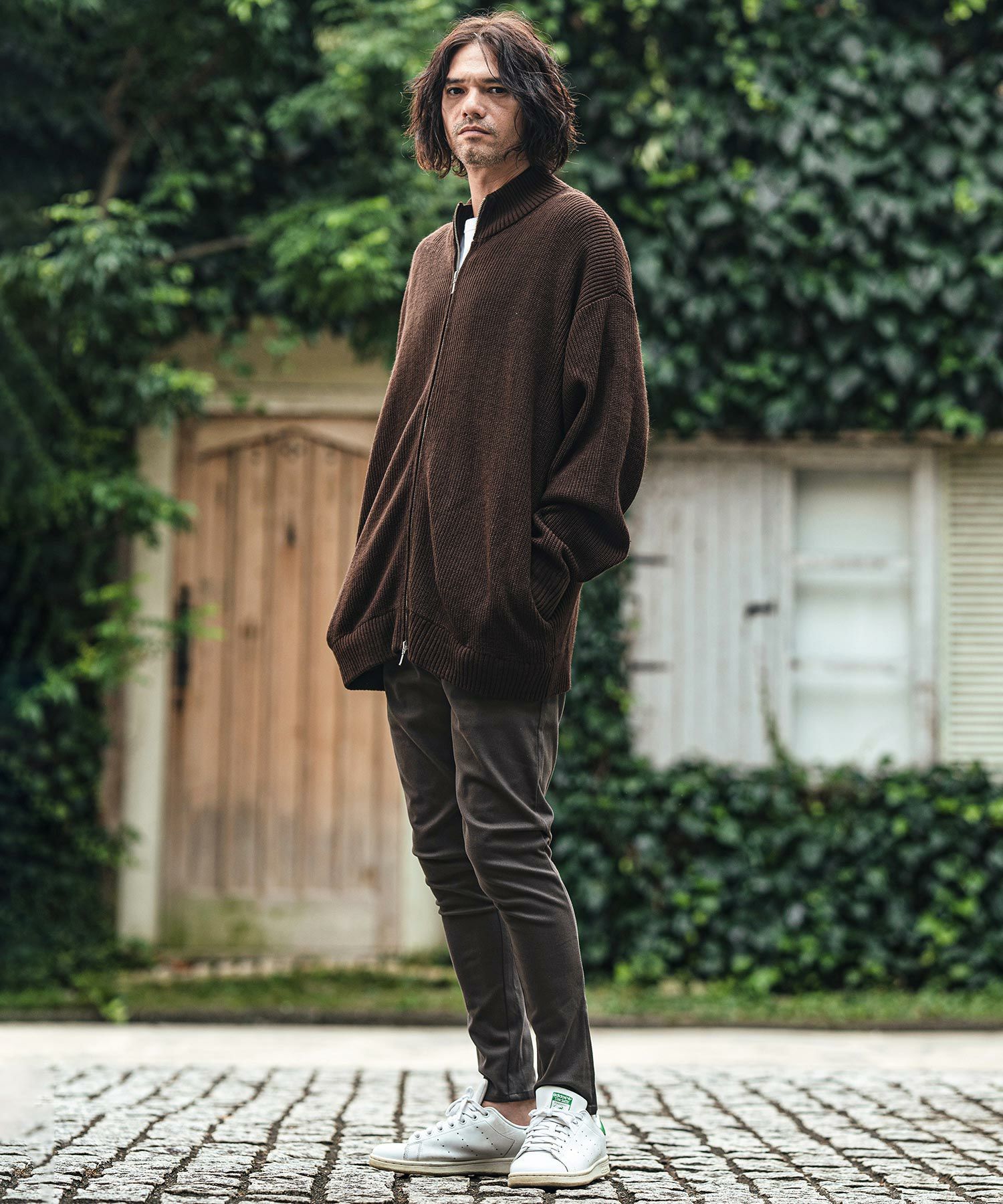 ☑︎ご成約済み■特価■2022年製 50%OFF【CAMBIO(カンビオ)】Vintage Like Hickory Denim Balloon Pants