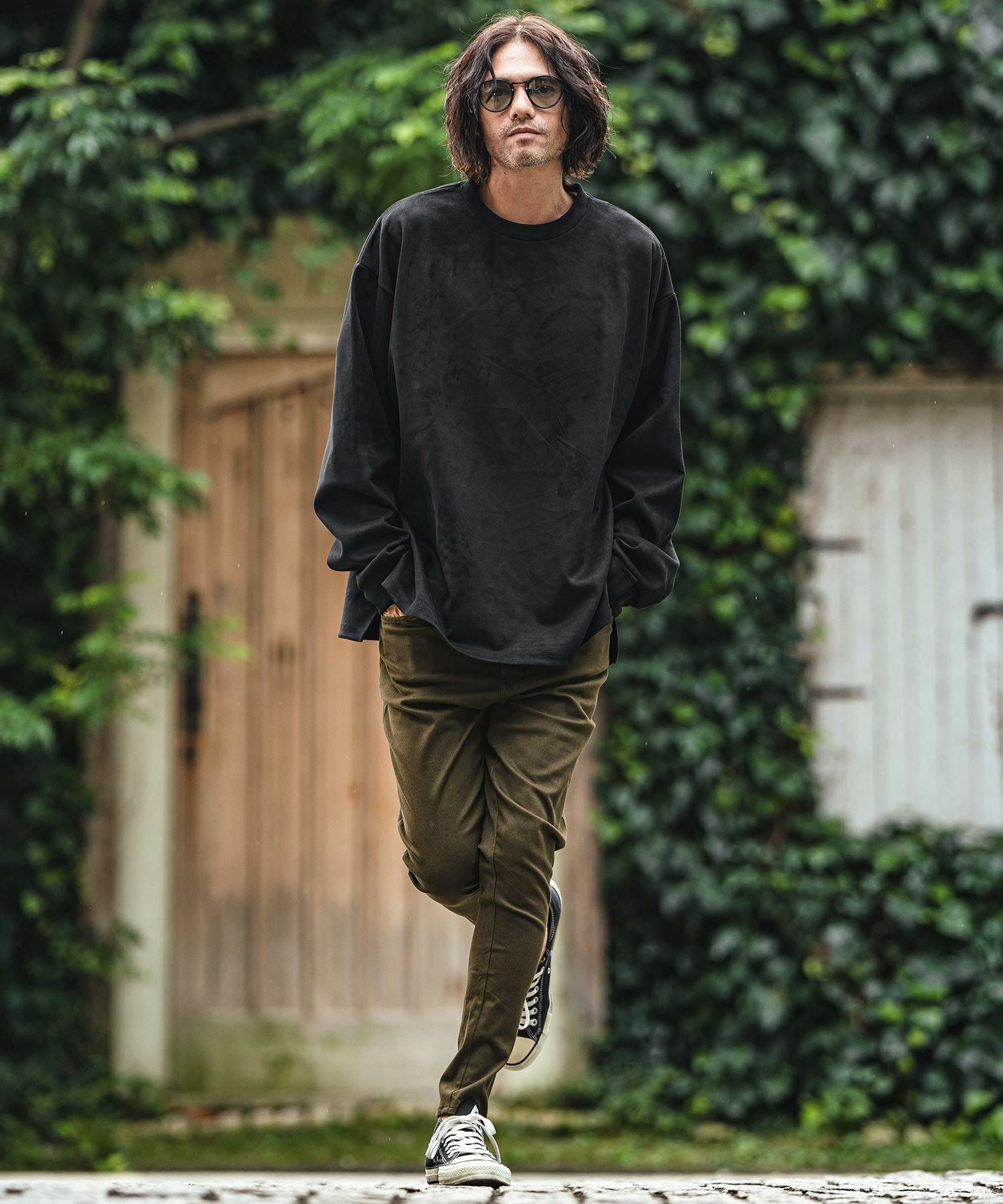☑︎ご成約済み■特価■2022年製 50%OFF【CAMBIO(カンビオ)】Vintage Like Hickory Denim Balloon Pants