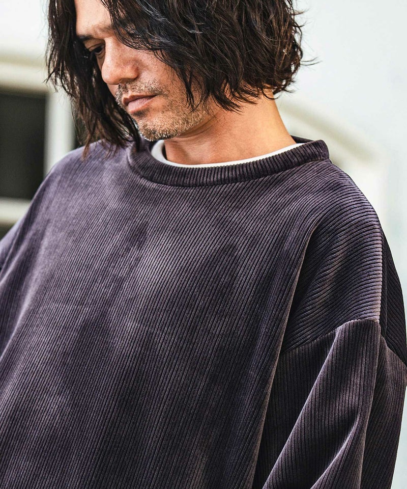 30%OFF【CAMBIO(カンビオ)】ボンディング起毛コーデュロイドロップ 