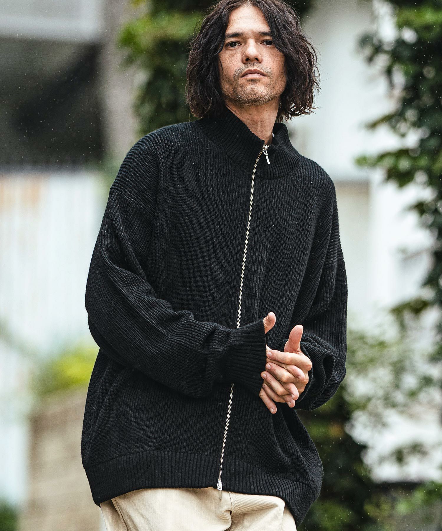 50%OFF【CAMBIO(カンビオ)】Half Cardigan Drivers Knit ドライバーズ