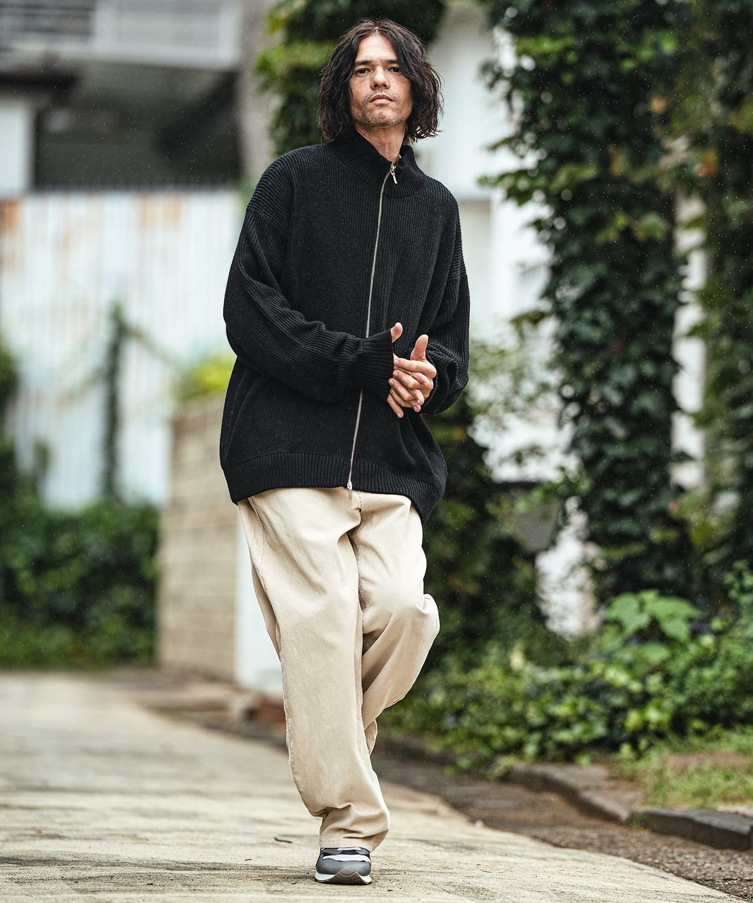 50%OFF【CAMBIO(カンビオ)】Half Cardigan Drivers Knit ドライバーズ