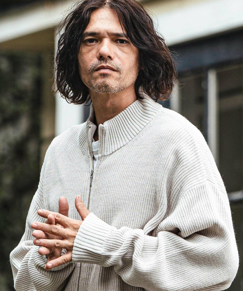 50%OFF【CAMBIO(カンビオ)】Half Cardigan Drivers Knit ドライバーズ 