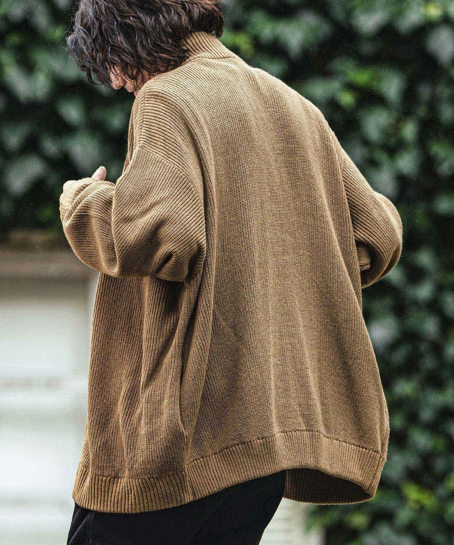 50%OFF【CAMBIO(カンビオ)】Half Cardigan Drivers Knit ドライバーズ