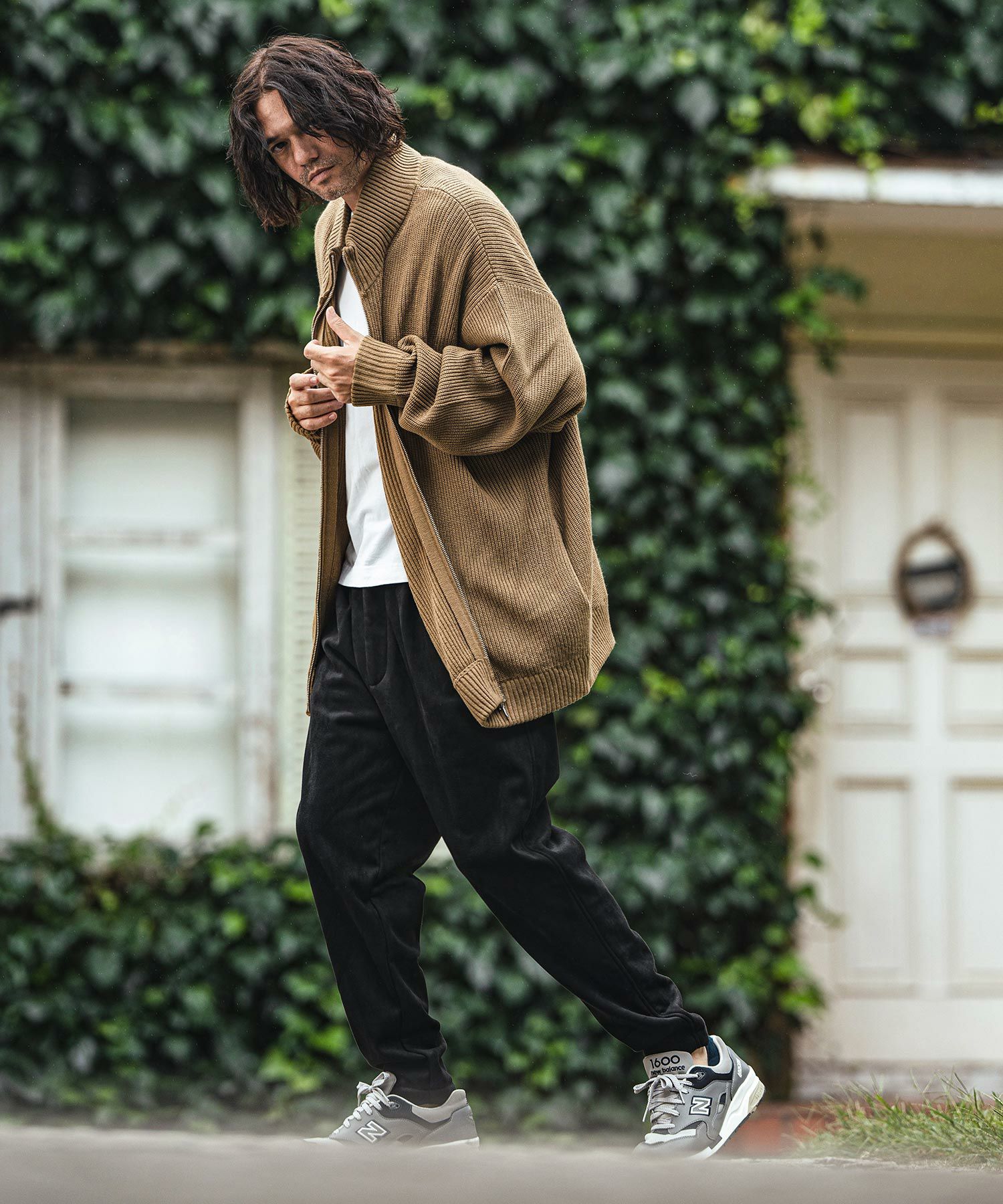50%OFF【CAMBIO(カンビオ)】Half Cardigan Drivers Knit ドライバーズ
