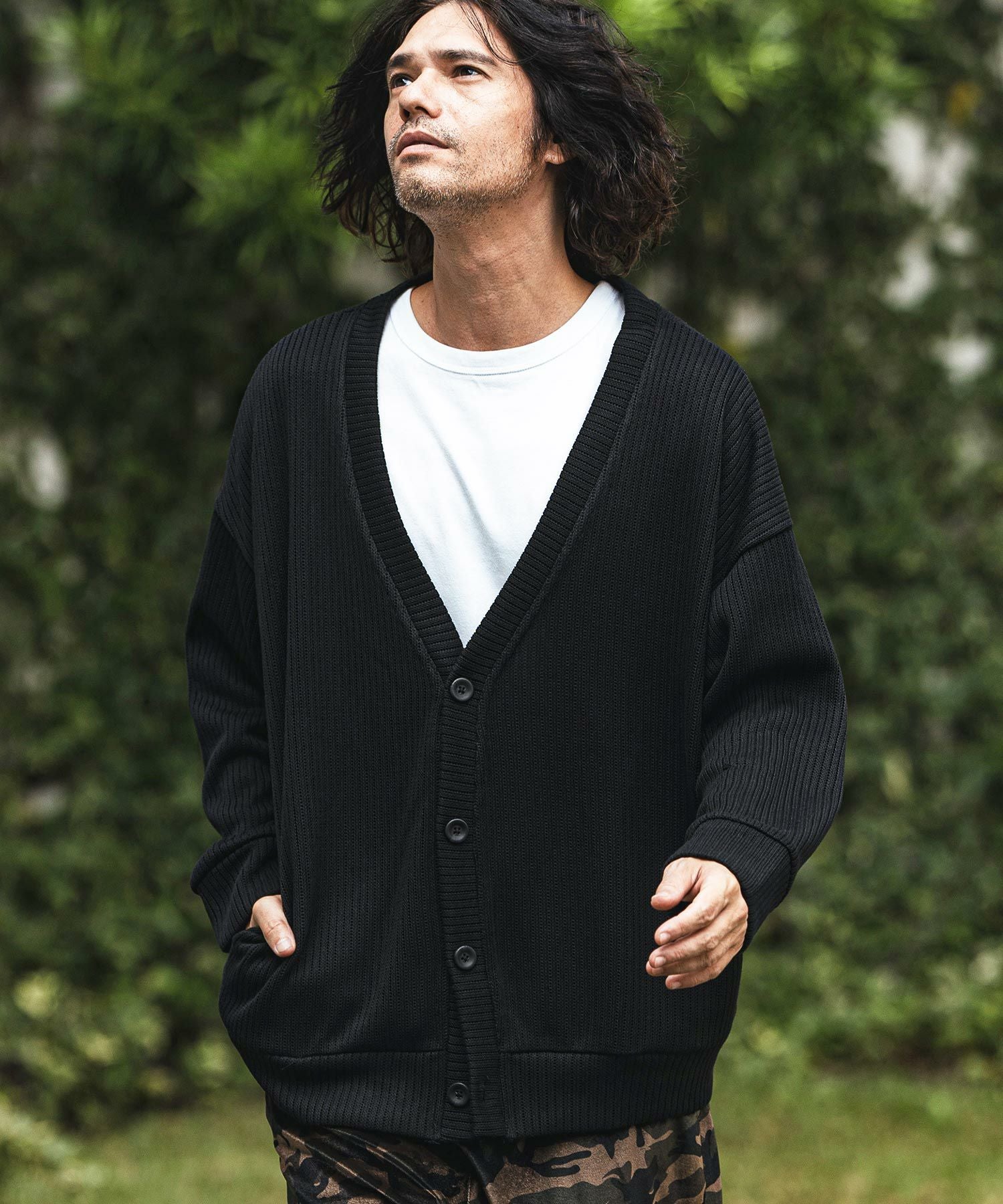 30%OFF【CAMBIO(カンビオ)】ビッグシルエットカーディガン | CAMBIO