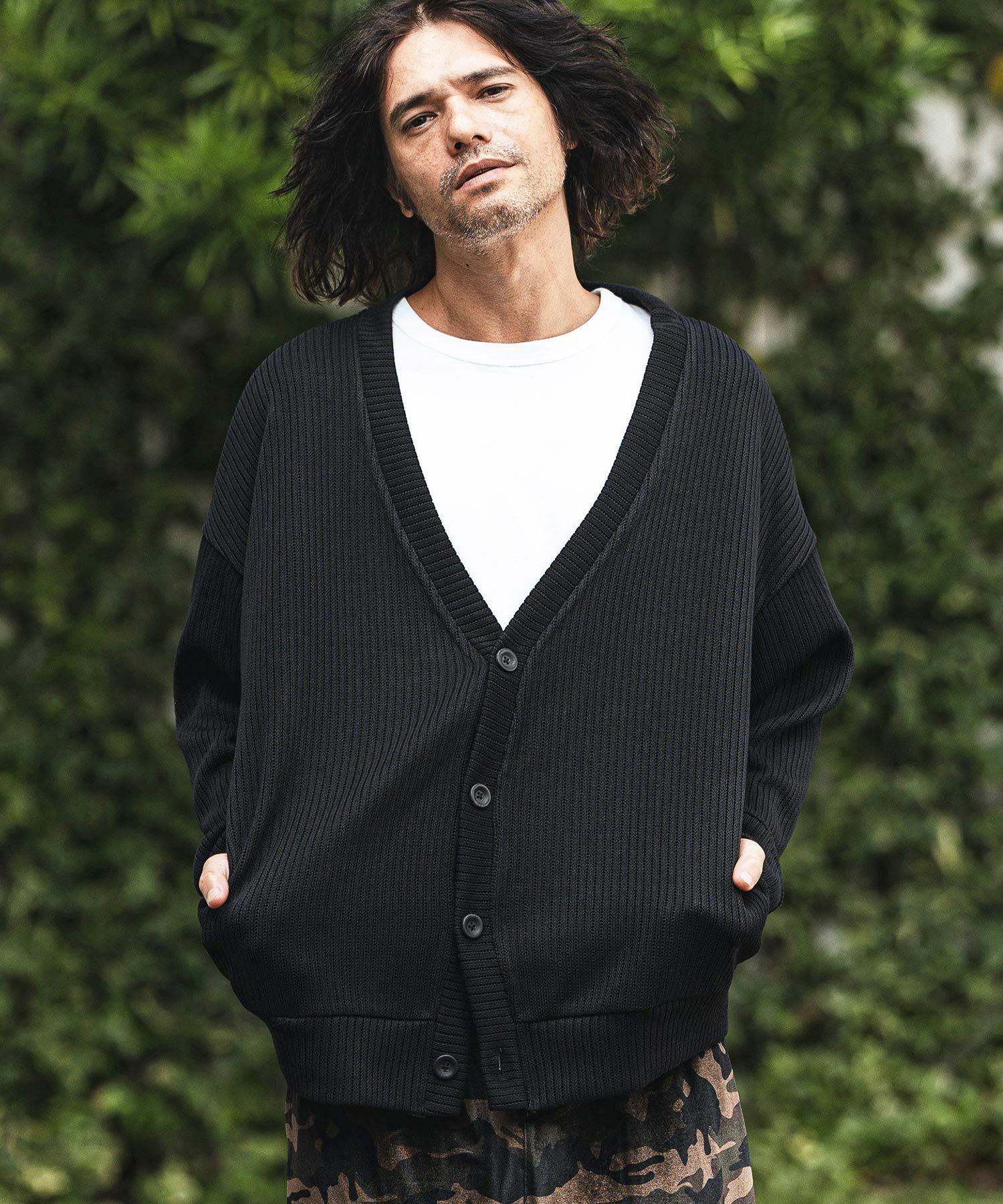 30%OFF【CAMBIO(カンビオ)】ビッグシルエットカーディガン | CAMBIO