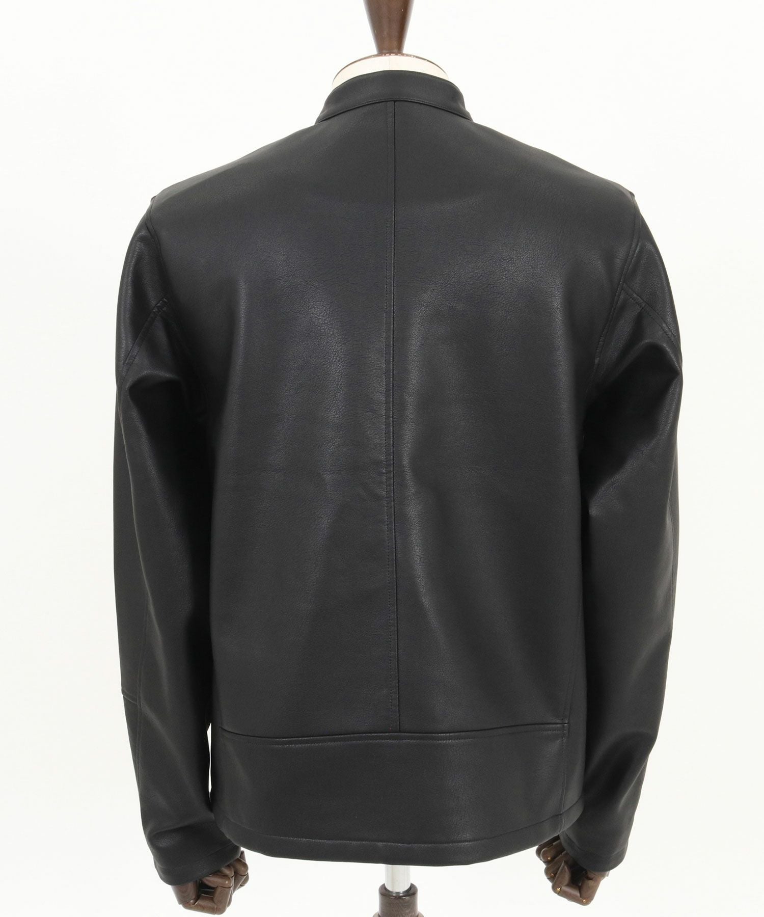 30%OFF【CAMBIO(カンビオ)】Synthetic Leather Single rider jacket