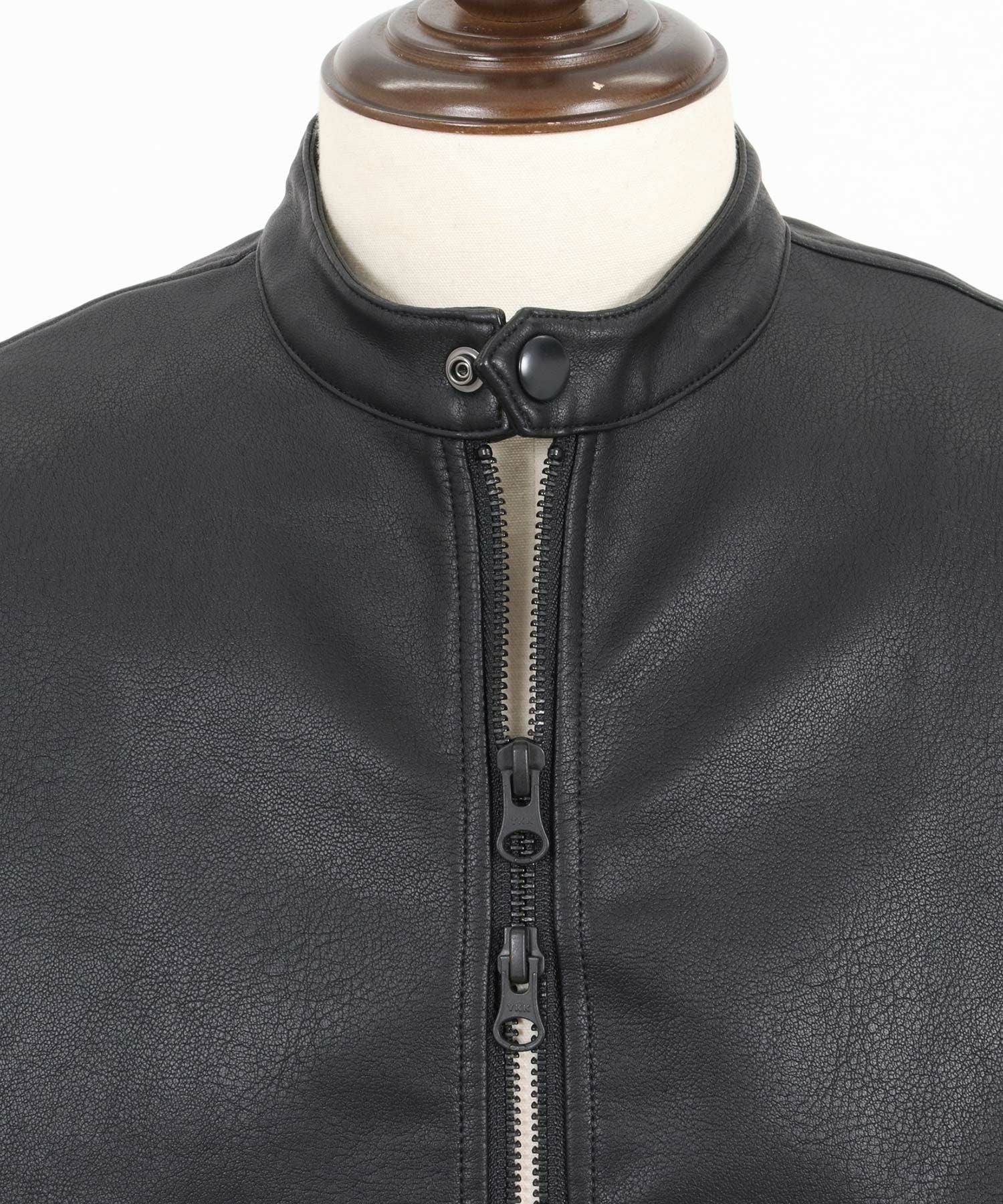 30%OFF【CAMBIO(カンビオ)】Synthetic Leather Single rider jacket