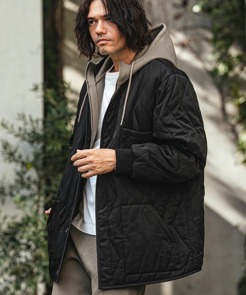 50%OFF【CAMBIO(カンビオ)】Zigzag Quilt Full Button Jacket フル 