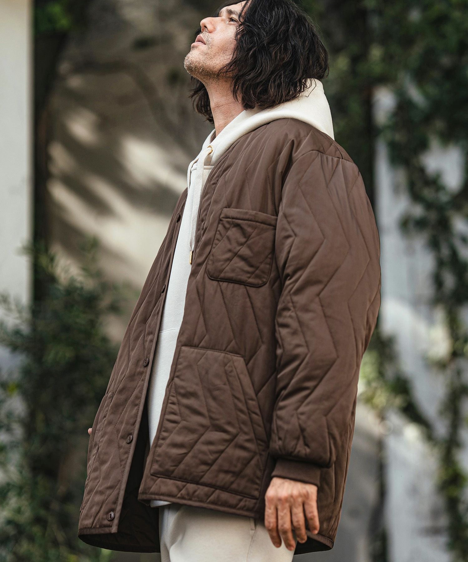 50%OFF【CAMBIO(カンビオ)】Zigzag Quilt Full Button Jacket フル