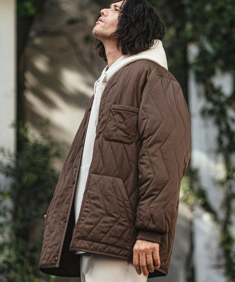50%OFF【CAMBIO(カンビオ)】Zigzag Quilt Full Button Jacket フル 