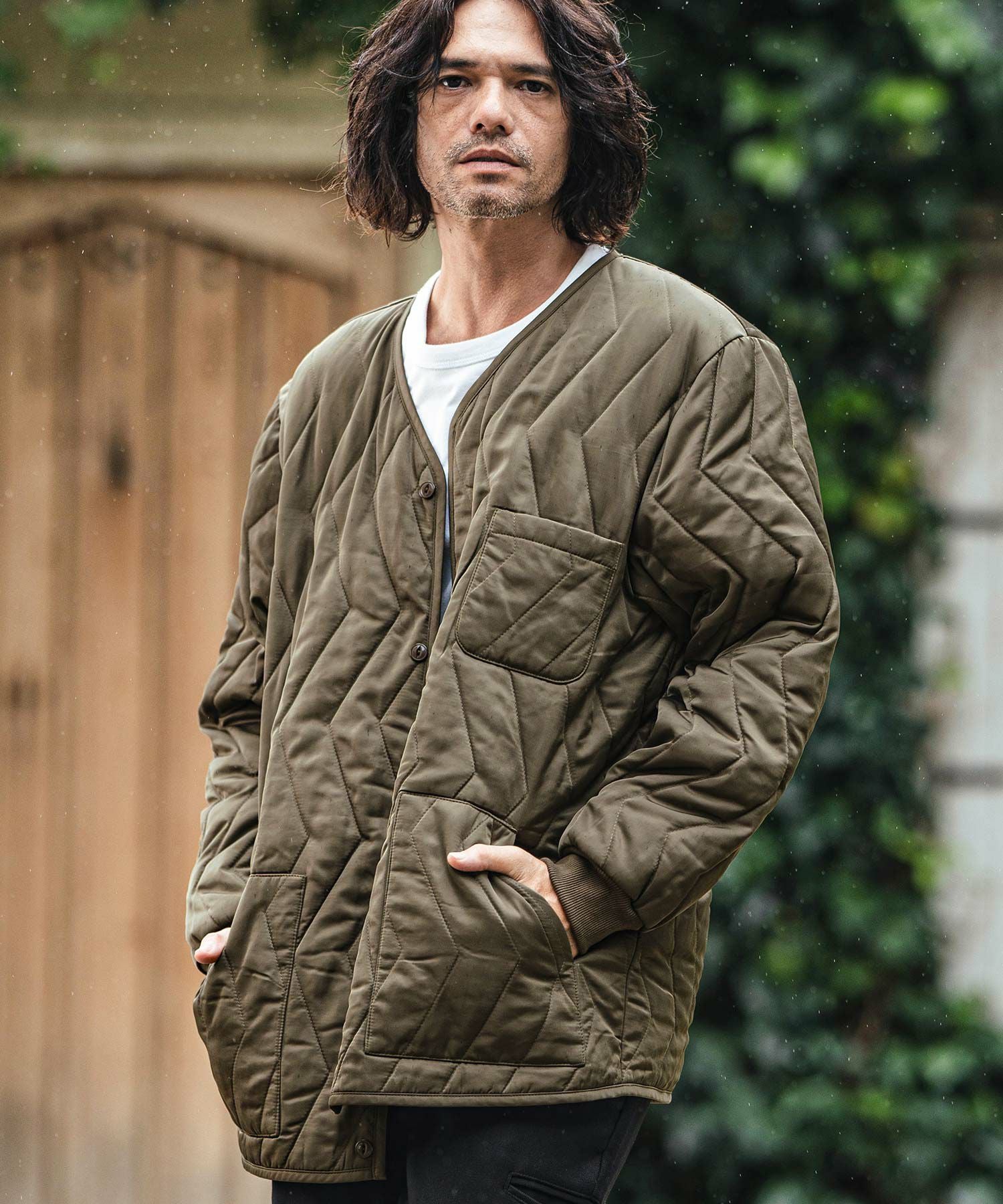 50%OFF【CAMBIO(カンビオ)】Zigzag Quilt Full Button Jacket フル