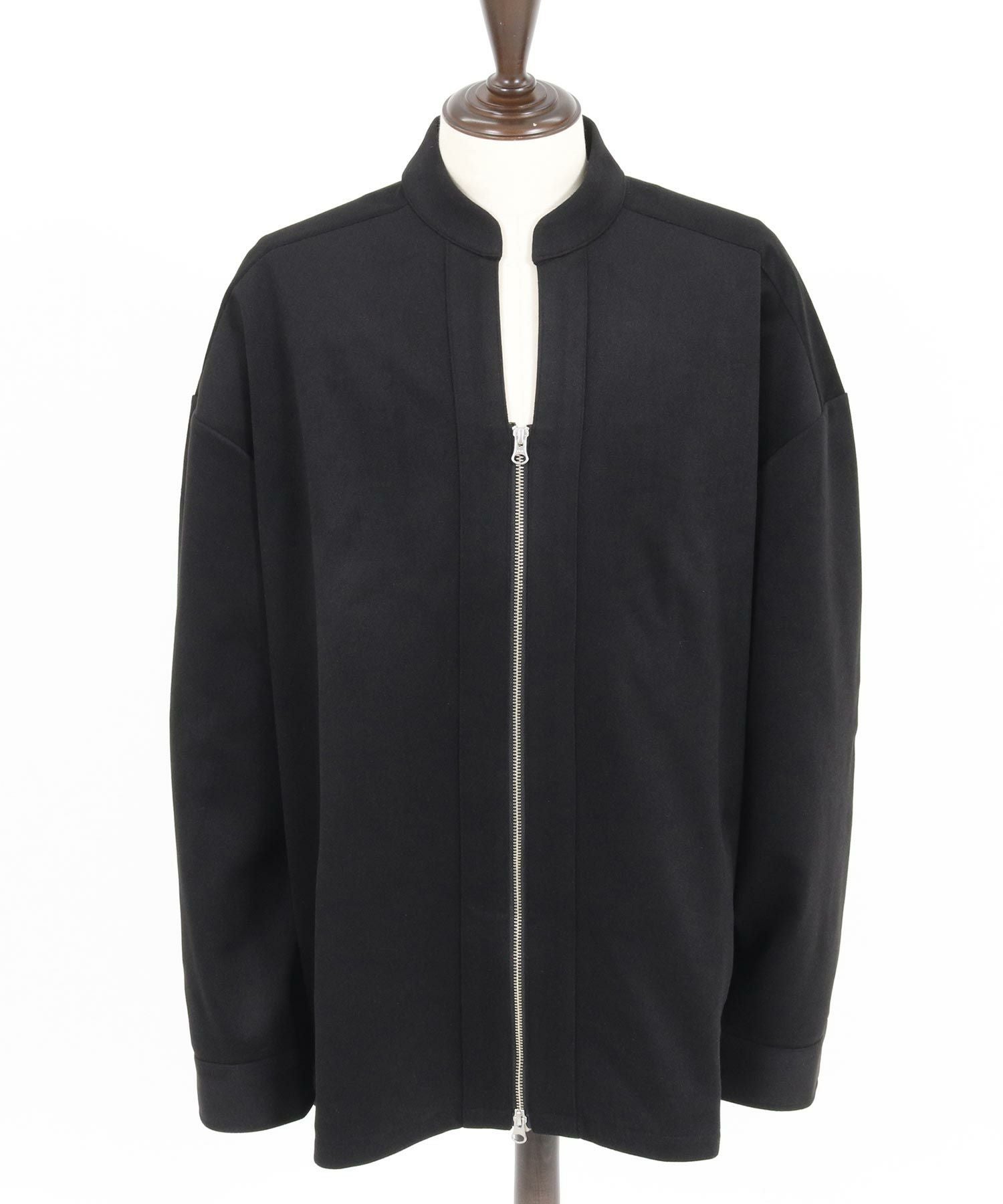50%OFF【CAMBIO(カンビオ)】 Brushed Span Zipper & Skipper Shirt