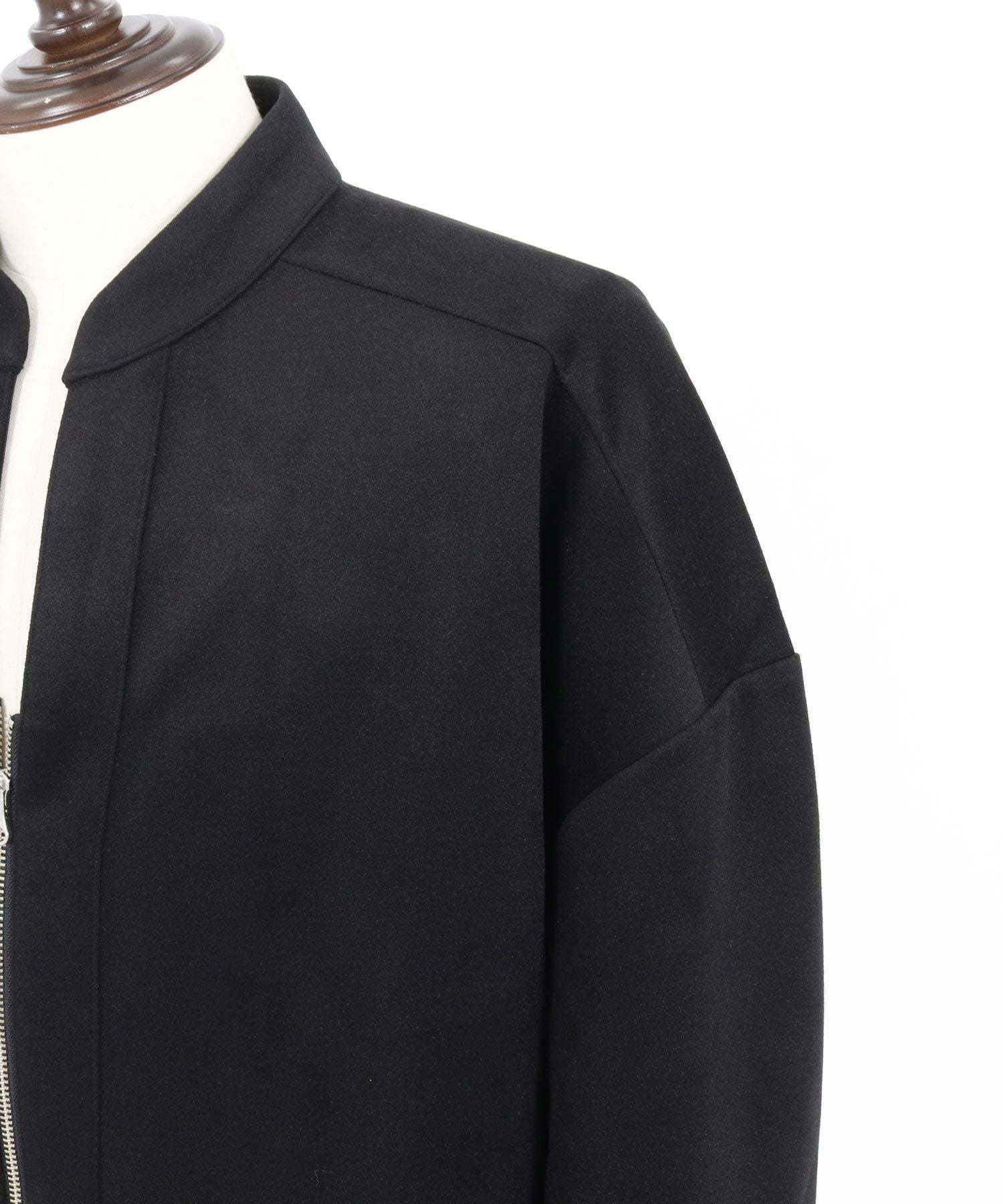 30%OFF【CAMBIO(カンビオ)】 Brushed Span Zipper & Skipper Shirt
