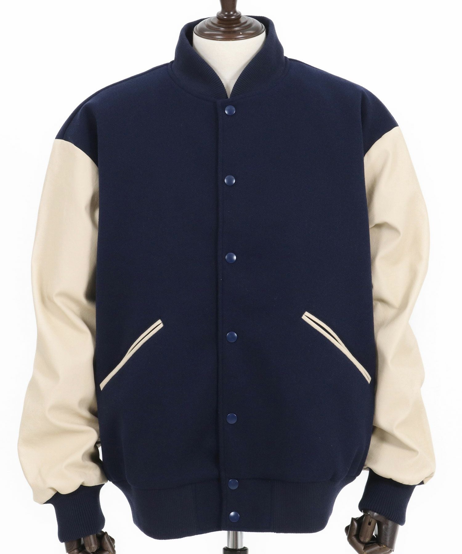 50%OFF【CAMBIO(カンビオ)】メルトンPU切り替えルーズシルエット