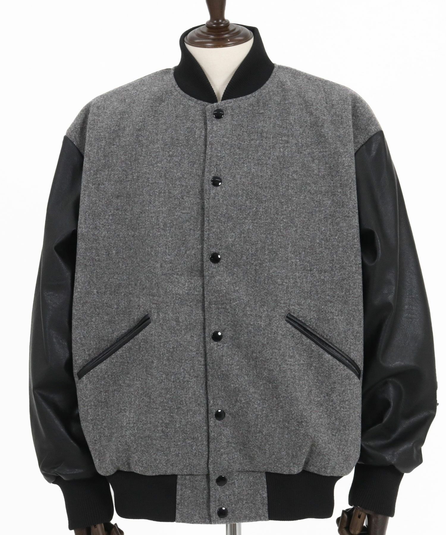50%OFF【CAMBIO(カンビオ)】メルトンPU切り替えルーズシルエット
