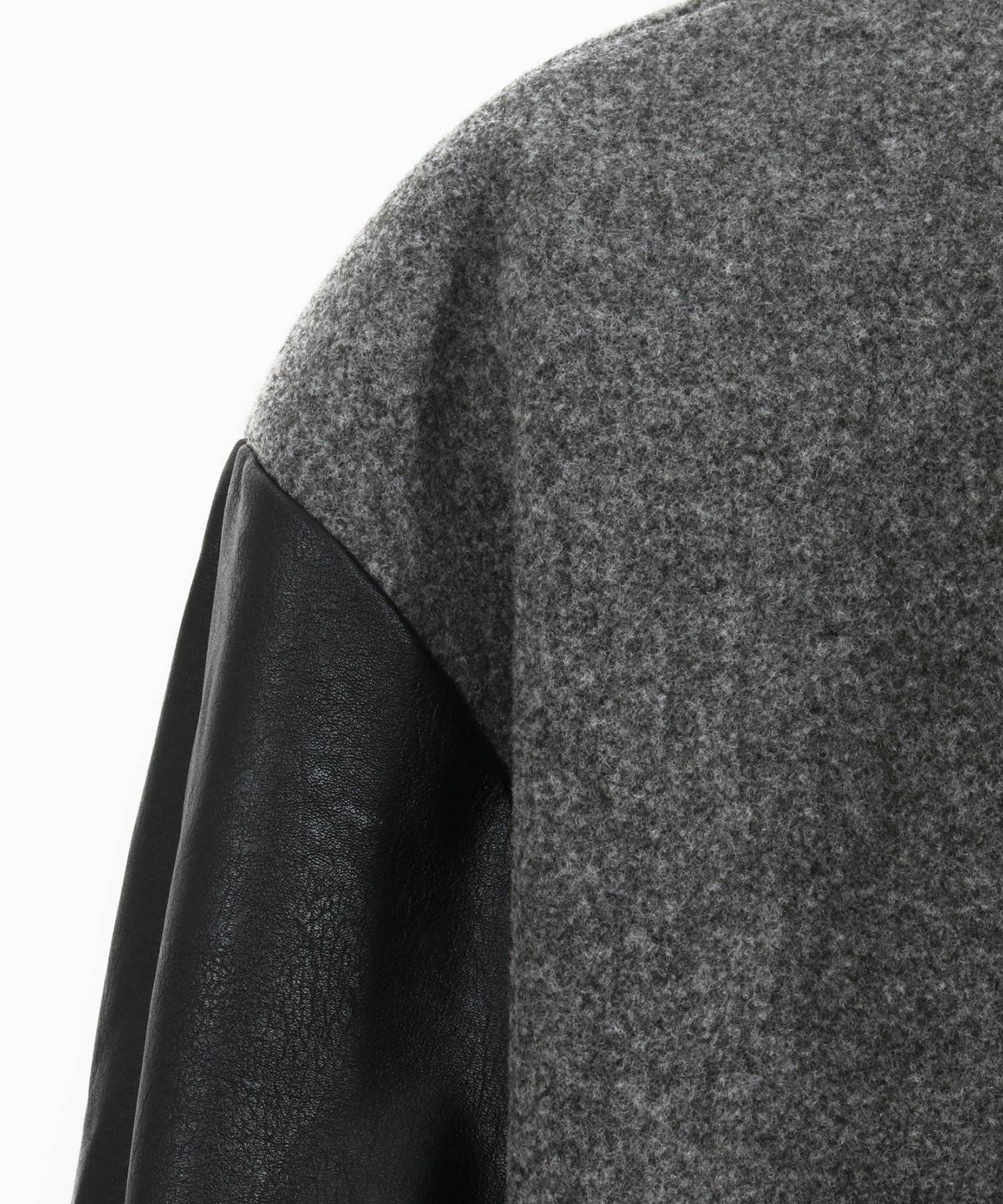 50%OFF【CAMBIO(カンビオ)】メルトンPU切り替えルーズシルエット