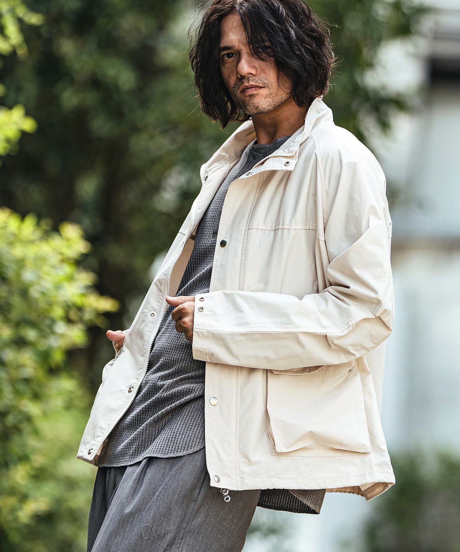 30%OFF【CAMBIO(カンビオ)】60-40クロススタンドカラージャケット