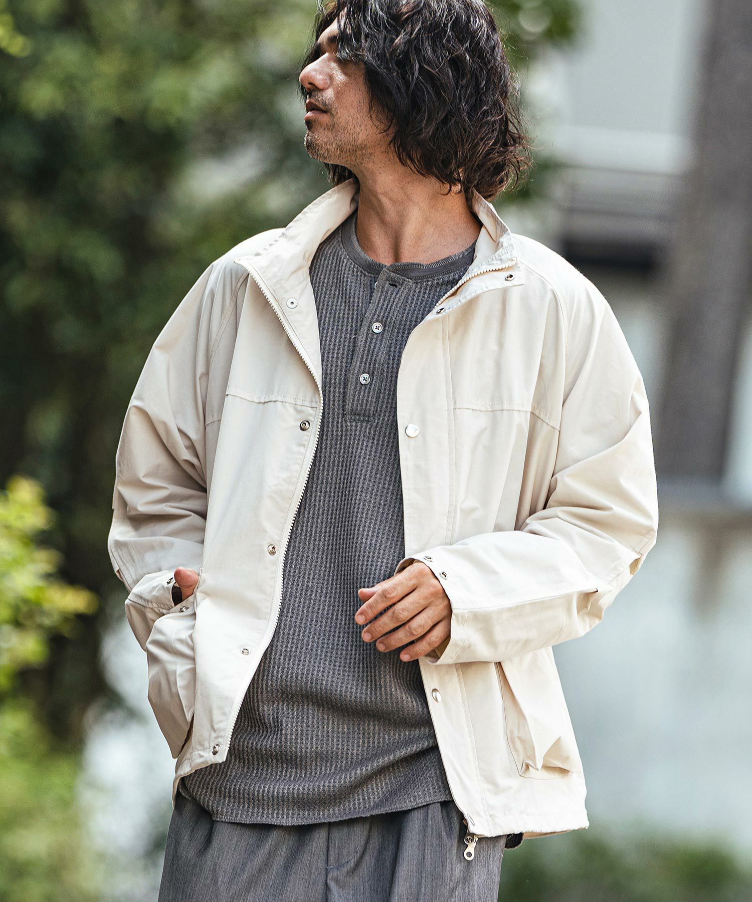 30%OFF【CAMBIO(カンビオ)】60-40クロススタンドカラージャケット