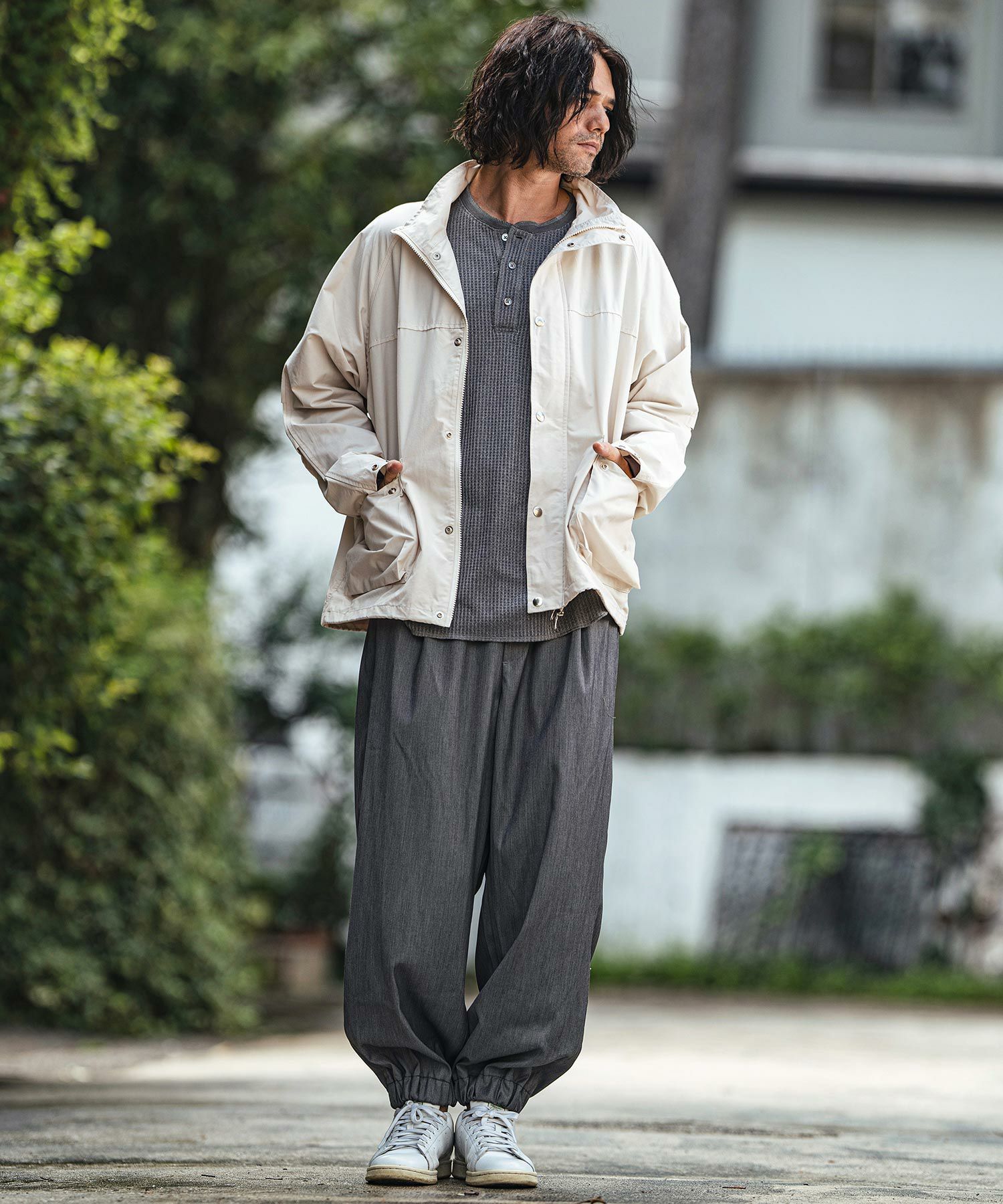 30%OFF【CAMBIO(カンビオ)】60-40クロススタンドカラージャケット