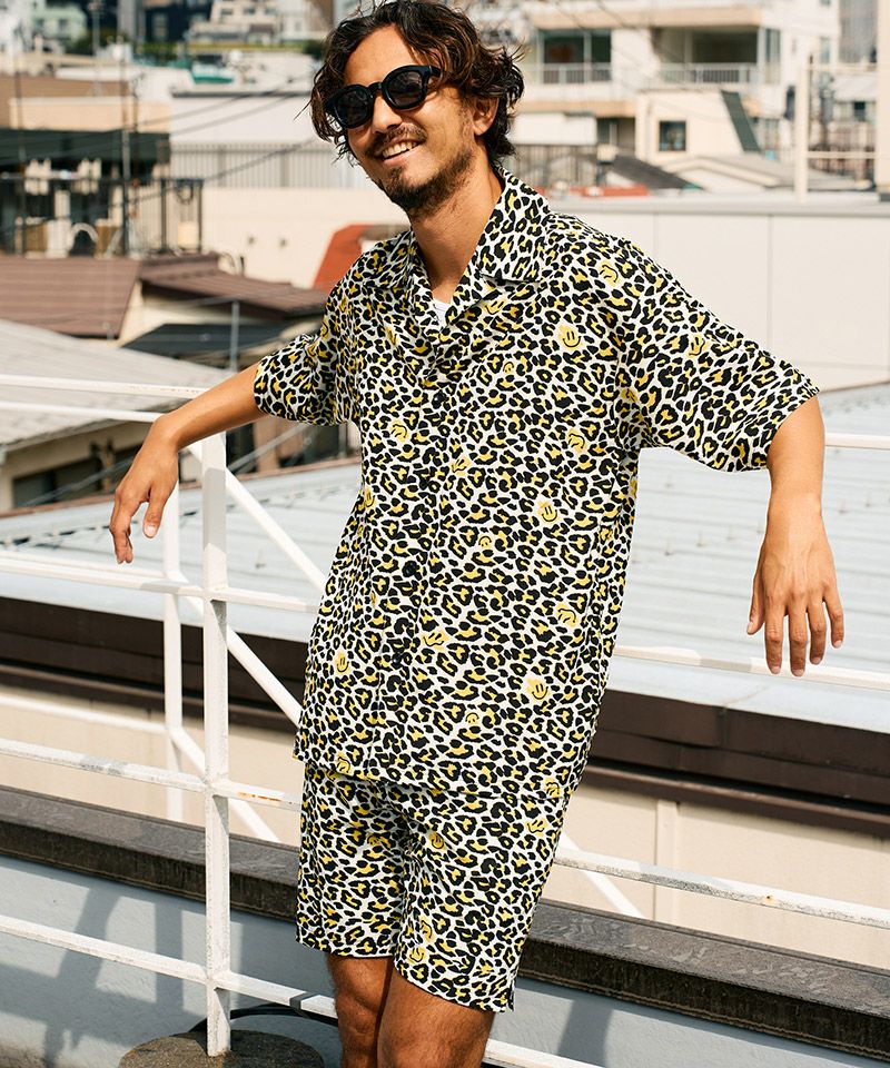 50%OFF【STUD MUFFIN(スタッドマフィン)】ストレッチサテン スマイリー