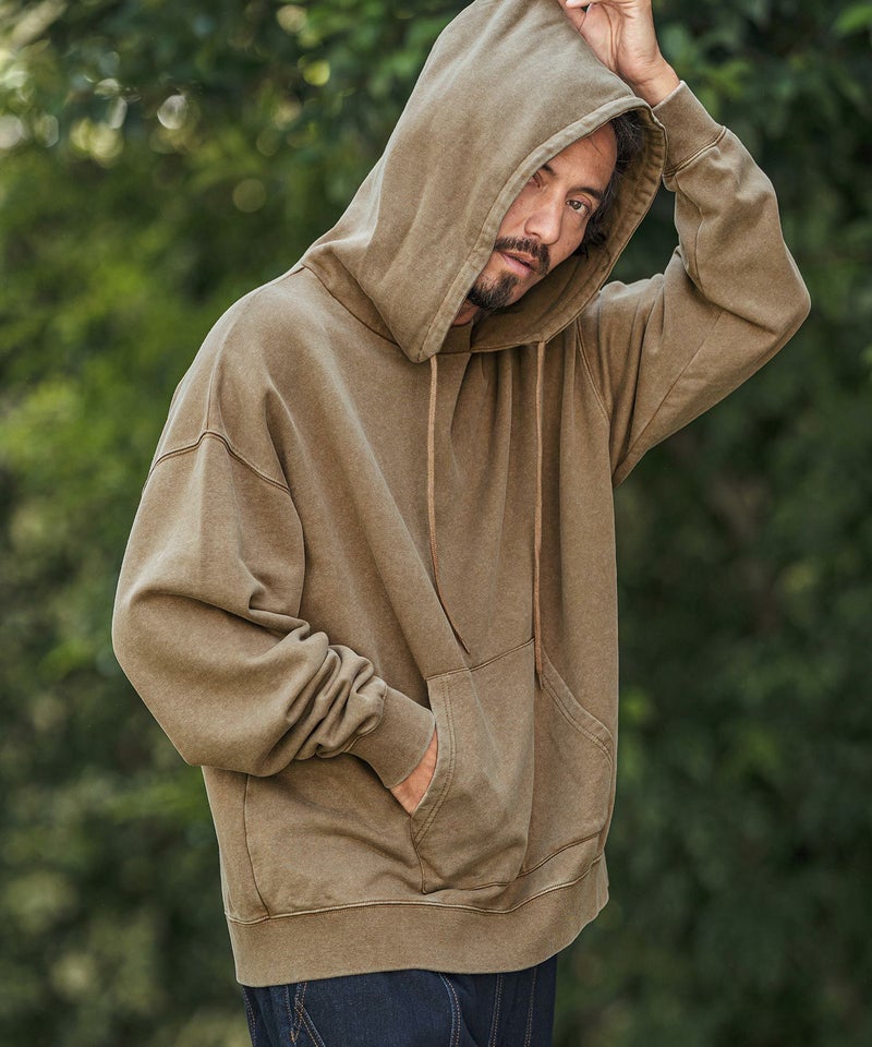 30%OFF【CAMBIO(カンビオ)】Pigment URAKE Pullover Parka パーカー 